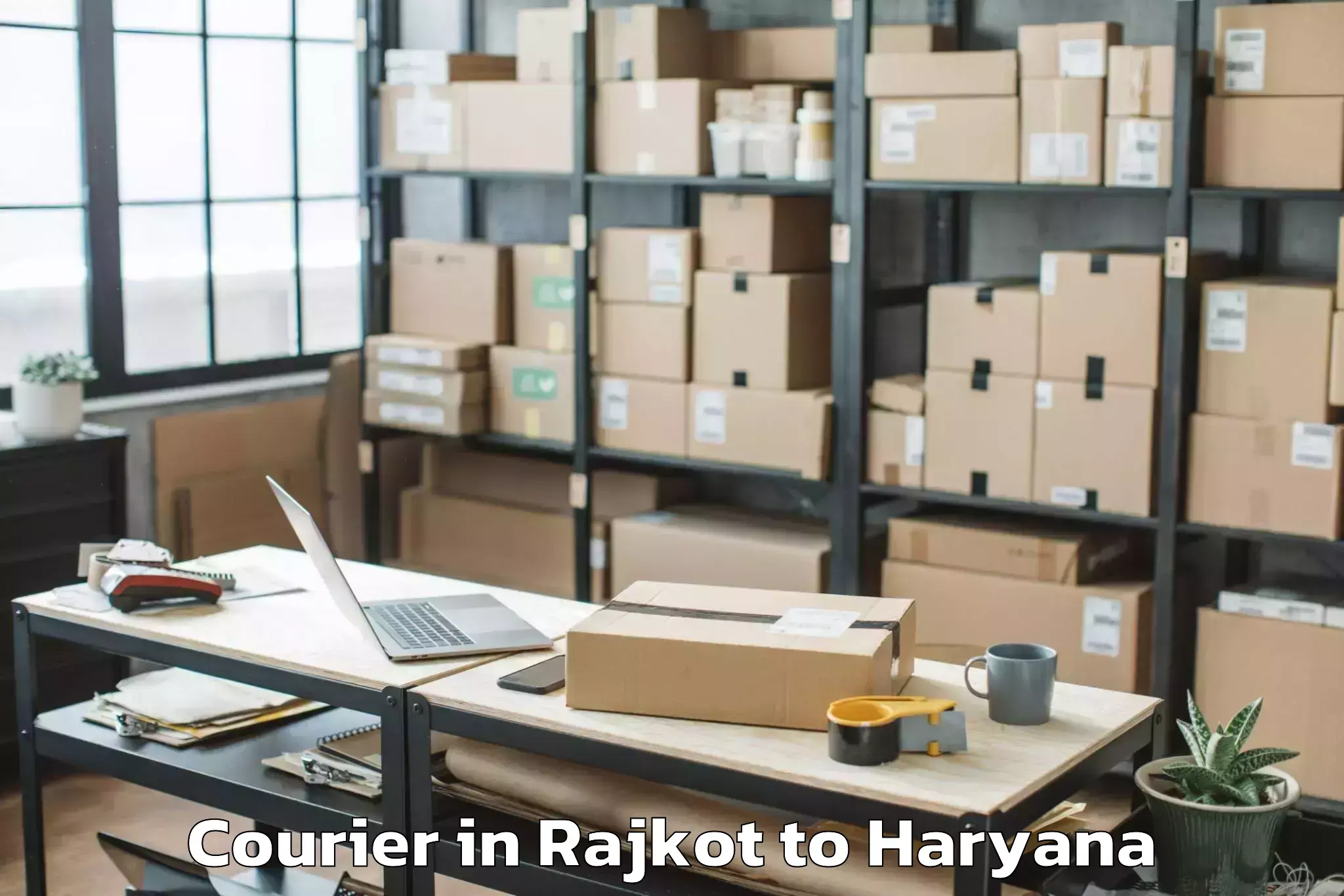 Reliable Rajkot to Chaudhary Bansi Lal University Courier